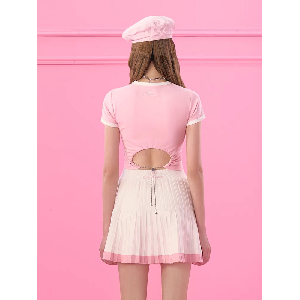 Weird Market X Barbie Pleated Tennis Skirt White - Mores Studio
