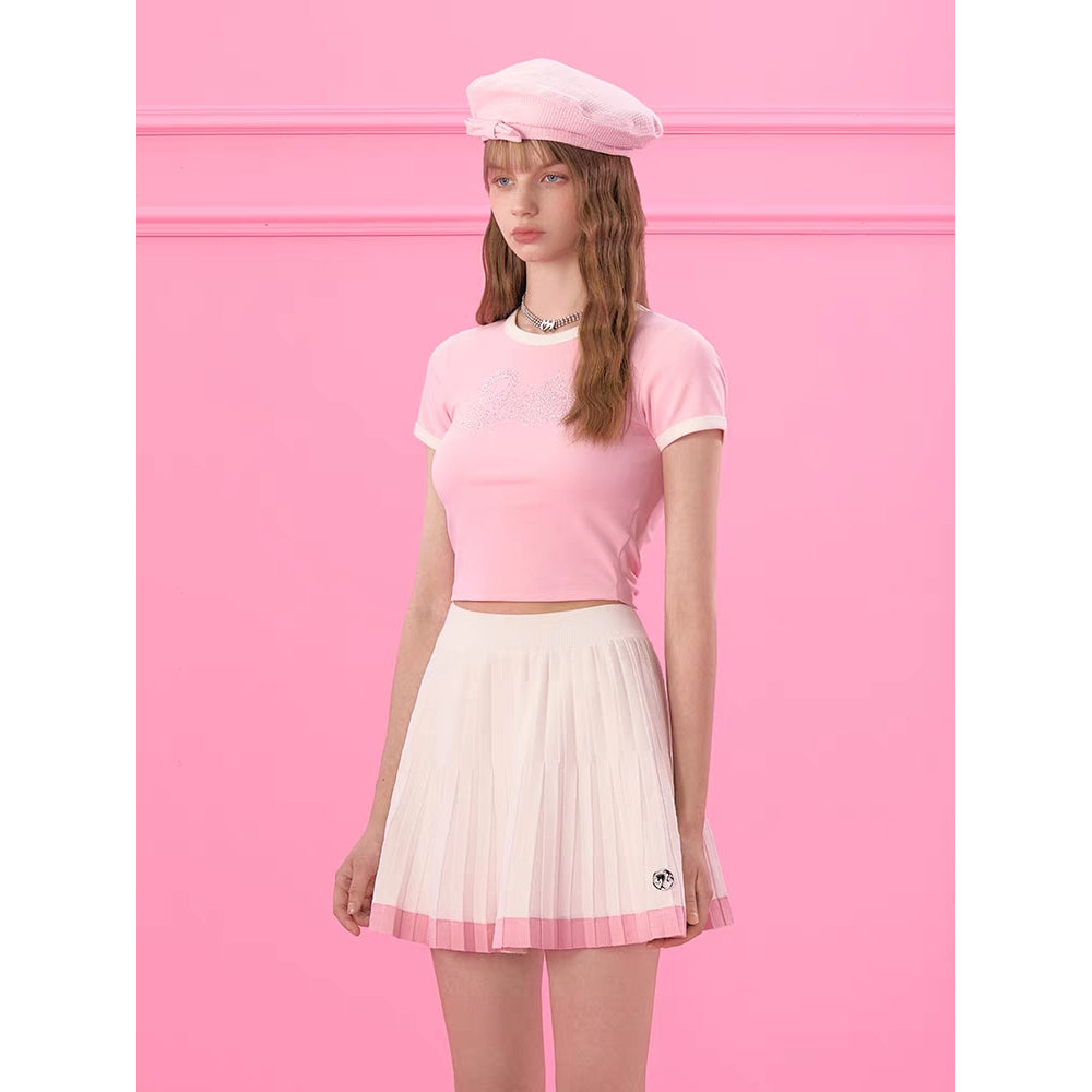 Weird Market X Barbie Pleated Tennis Skirt White - Mores Studio