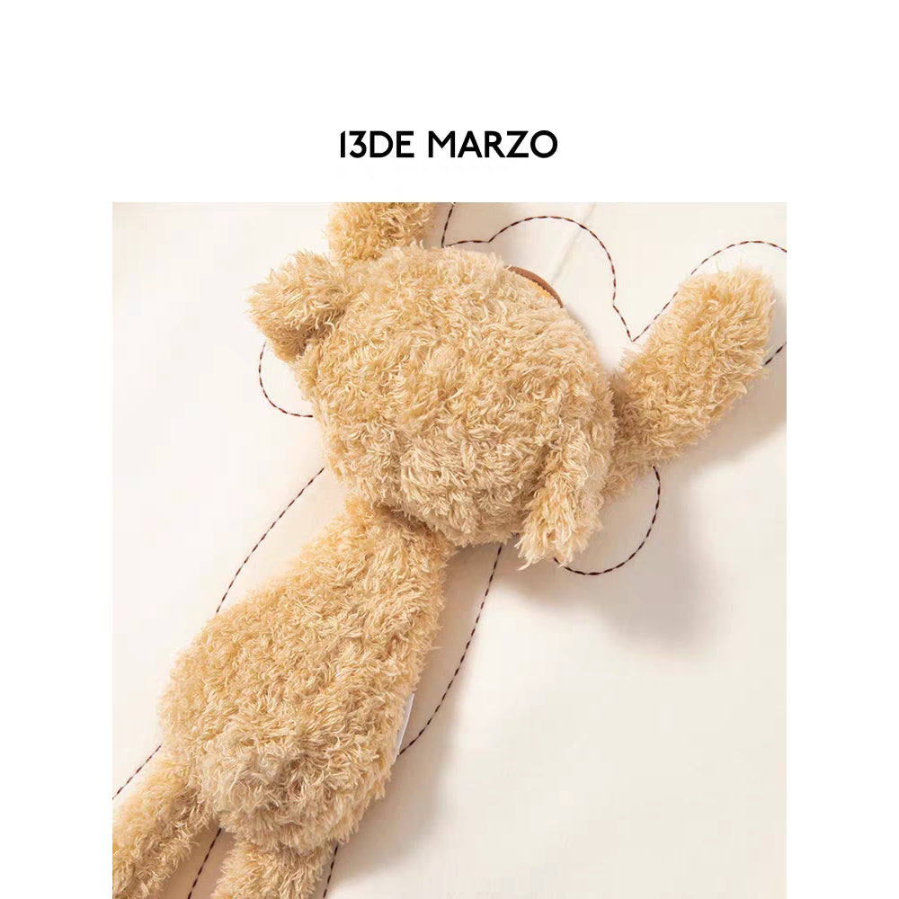 13De Marzo Palda Bear Woolen Overcoat White - Mores Studio