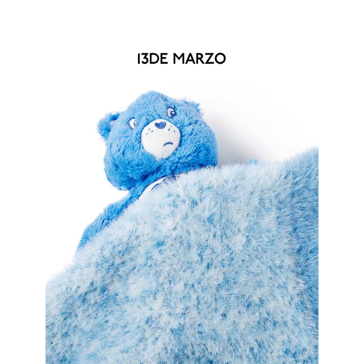 13De Marzo X Care Bears Heart Button Mohair Cardigan Blue - Mores Studio