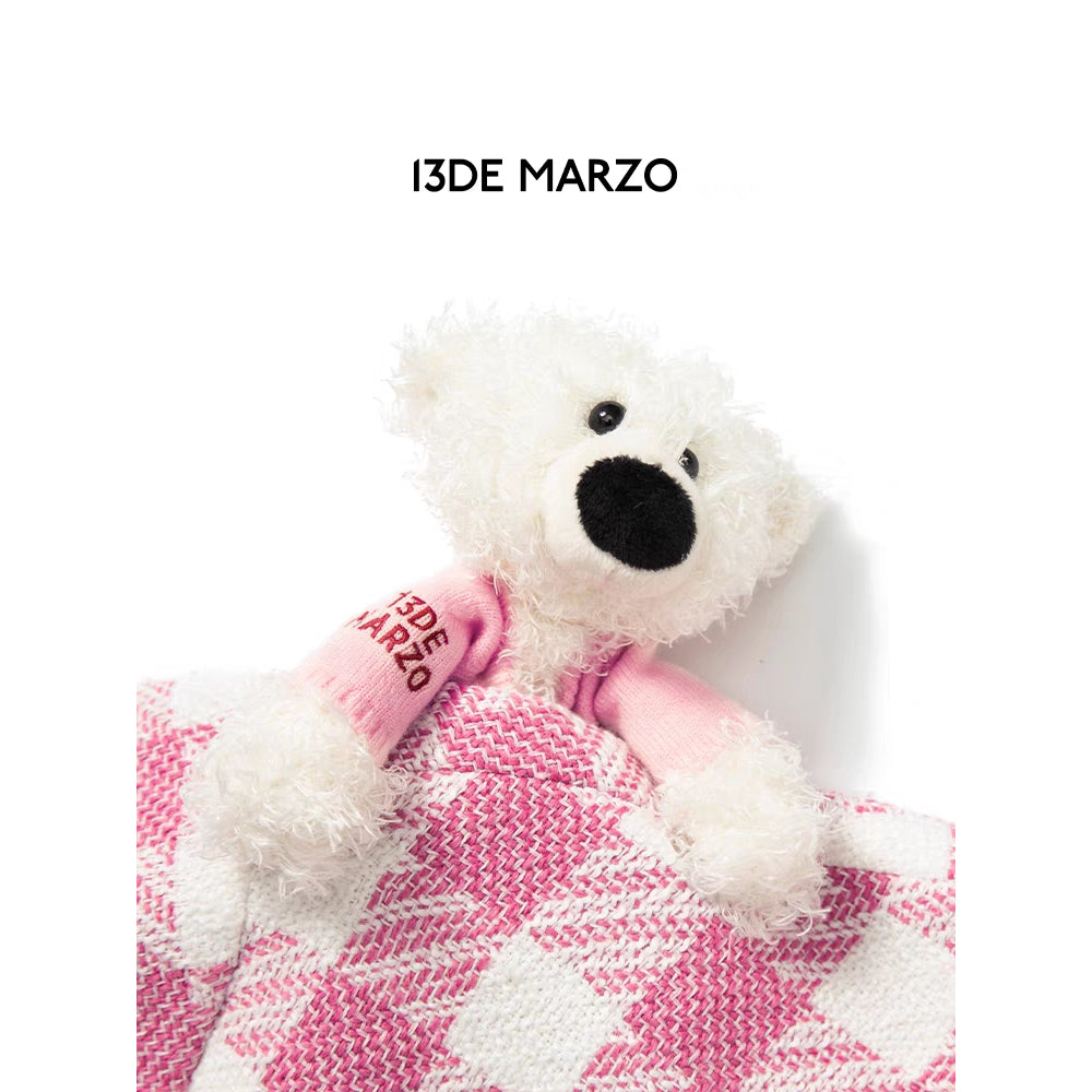 13De Marzo X Hello Kitty Plush Toy Plaid Shirt Pink - Mores Studio