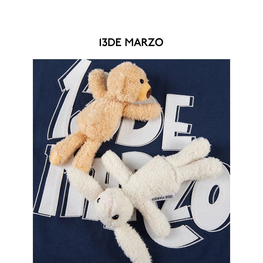 13DE MARZO Hook & Loop Logo T-shirt Blueprint – Fixxshop