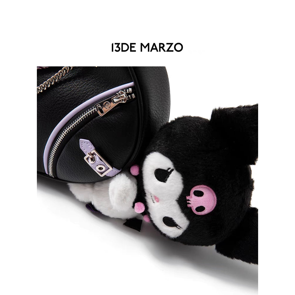 13De Marzo X Kuromi Plush Bear Chain Shoulder Bag - Mores Studio