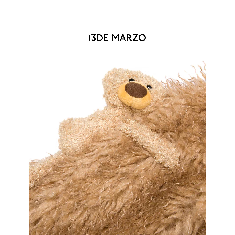 13De Marzo Doozoo Detachable Huge Ear Coat Brown - Mores Studio