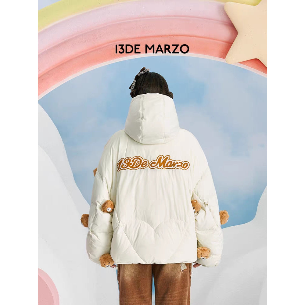 13De Marzo X Care Bears Luminous Down Jacket Cream - Mores Studio