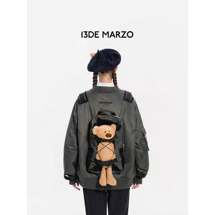 13De Marzo Plush Outdoor Backpack Down Jacket - Mores Studio