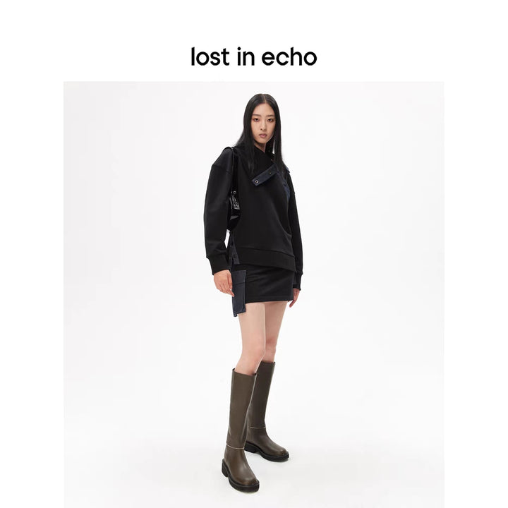 Lost In Echo High Cavalry Boots Olive Green - Mores Studio