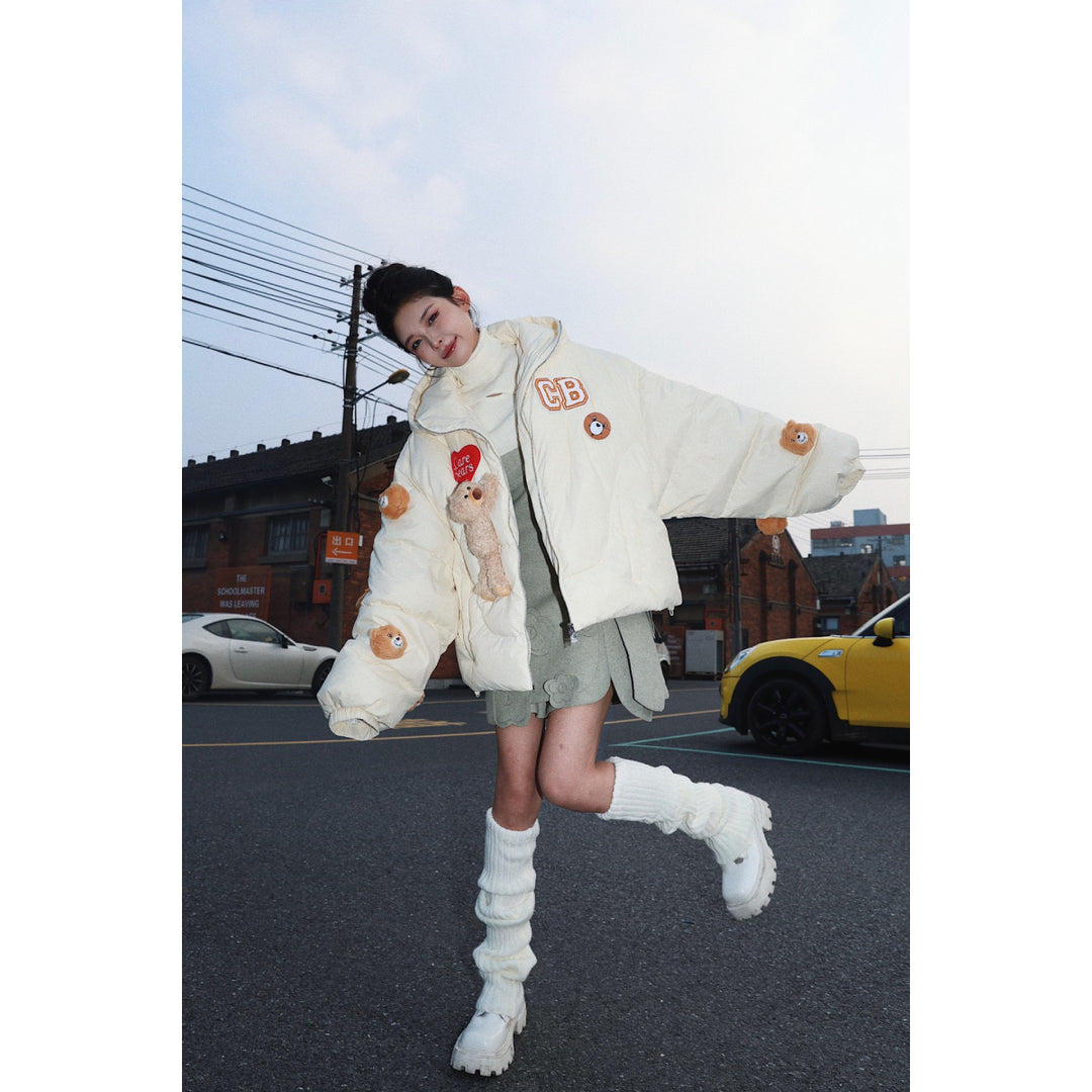 13De Marzo X Care Bears Luminous Down Jacket Cream - Mores Studio