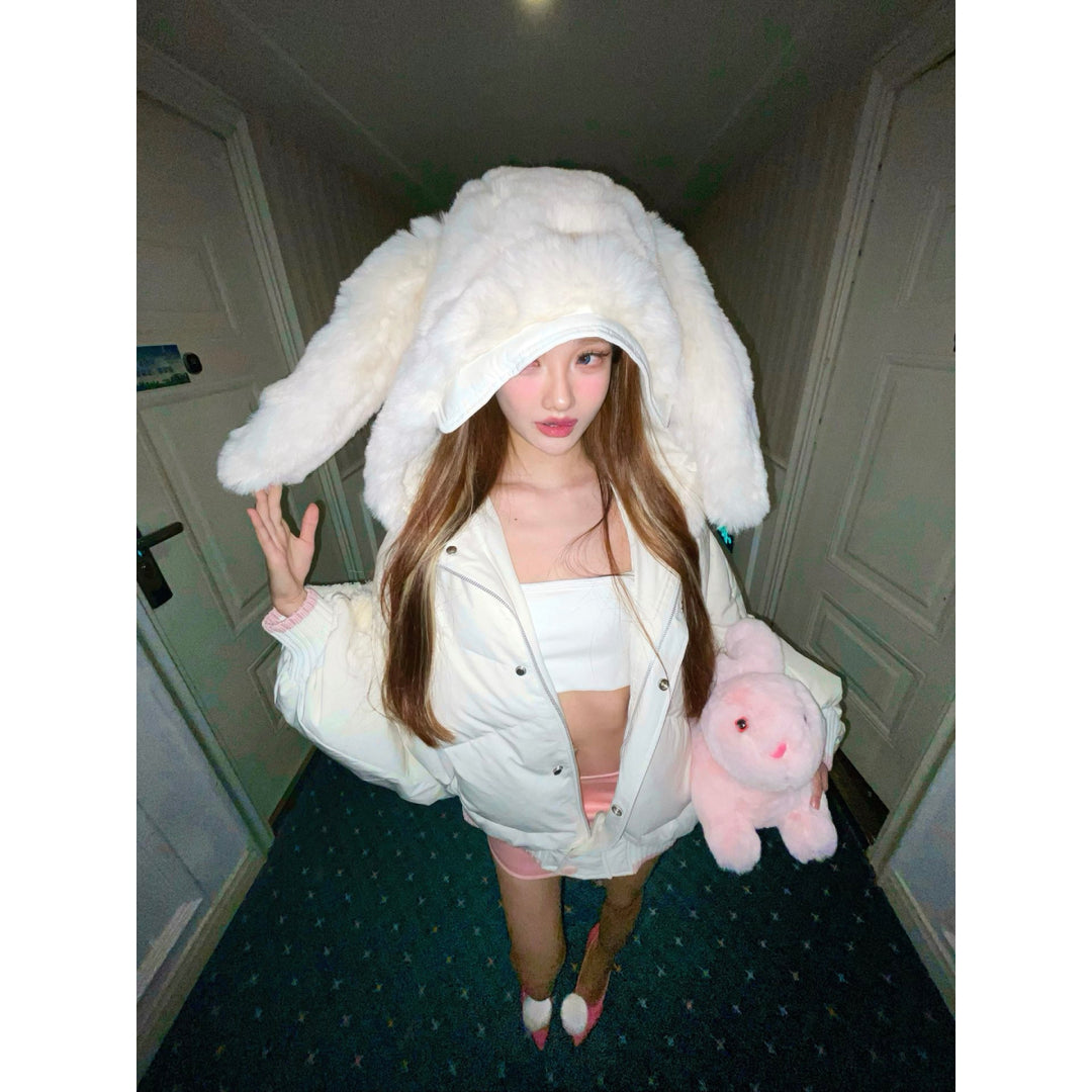 13De Marzo Doozoo Cosplay Rabbit Down Jacket White - Mores Studio