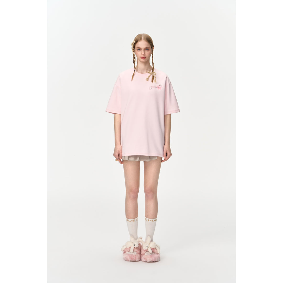 13De Marzo Plush Sakura Bear Limited T-Shirt Pink