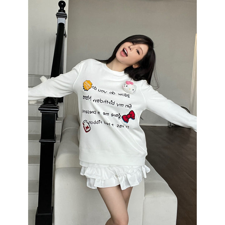 13De Marzo X Hello Kitty Ribbon Story Sweatshirt