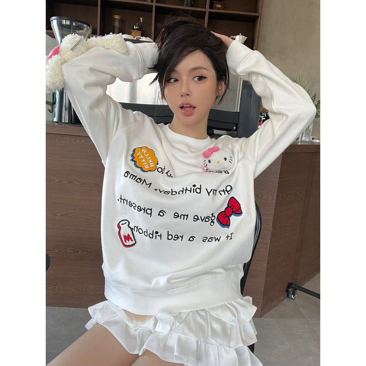 13De Marzo X Hello Kitty Ribbon Story Sweatshirt