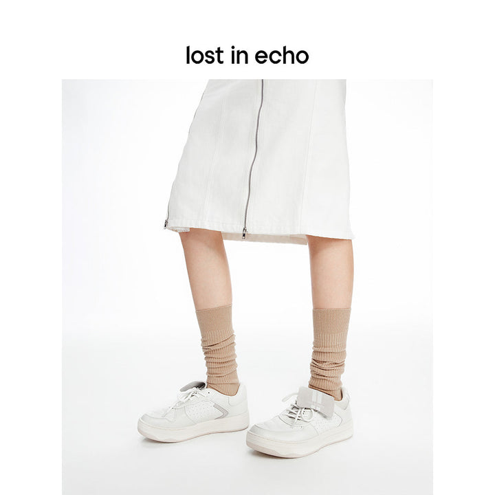 Lost In Echo Twist Upper Tongue Casual Sneaker White