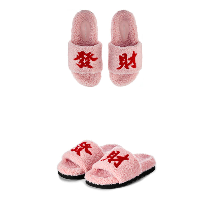 Laber Three Thick-Soled Fortune Slipper Pink