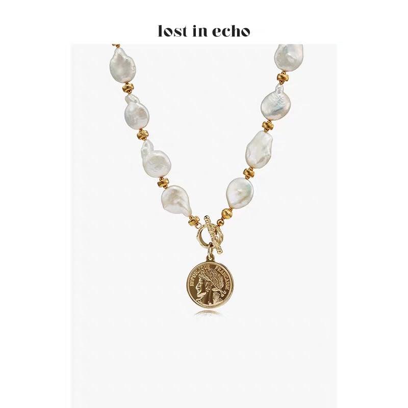 Lost In Echo SS20 Mazzy Pearl Necklace - Mores Studio