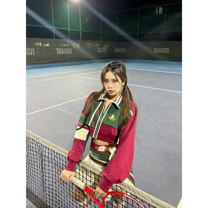 13De Marzo Vintage Short Tennis Jacket - GirlFork