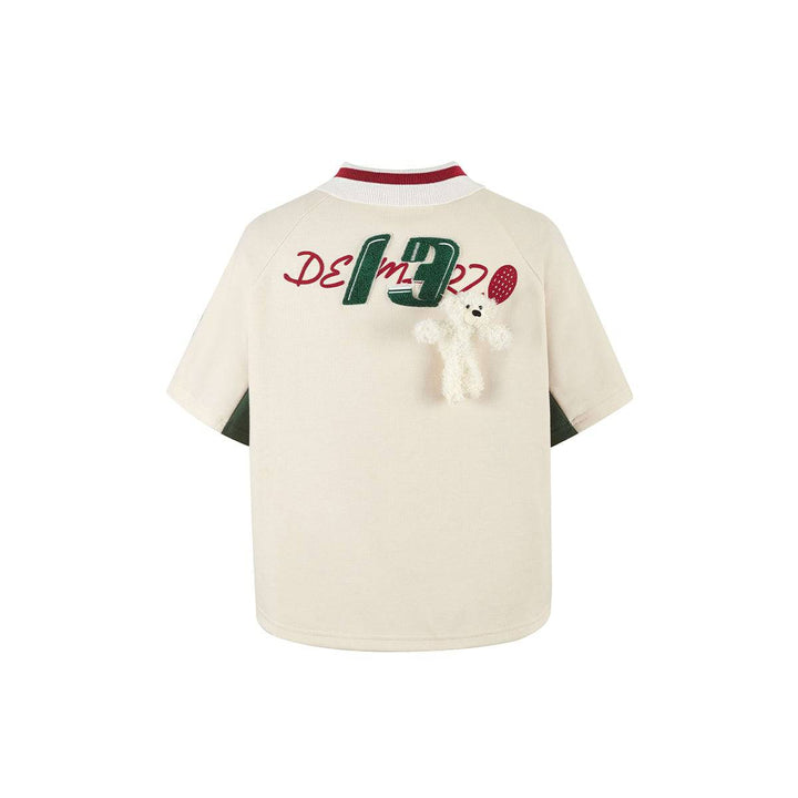 13De Marzo Vintage Tennis Polo T-shirt - GirlFork