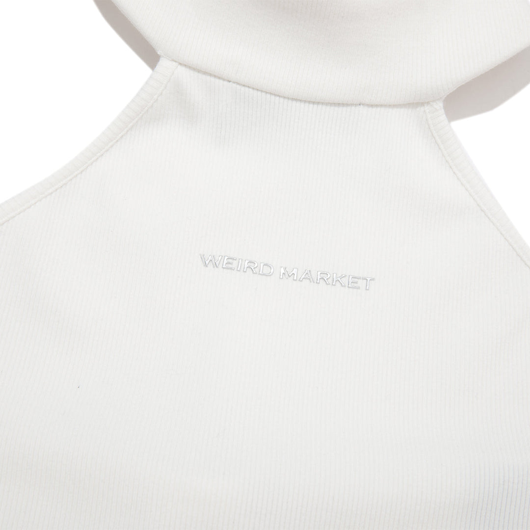 Weird Market Hollow-Out Back Vest White - Mores Studio