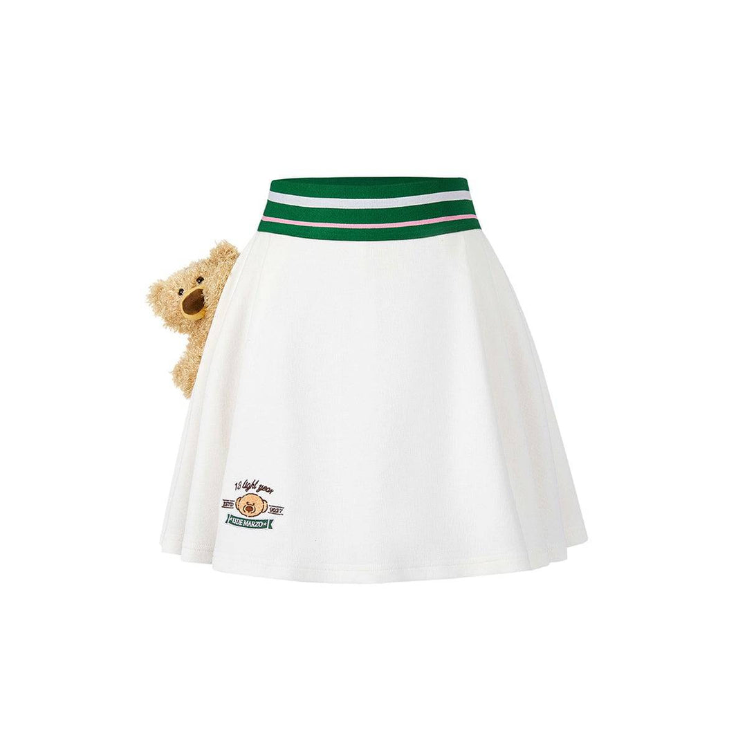 13De Marzo Vintage Tennis Skirt White - GirlFork