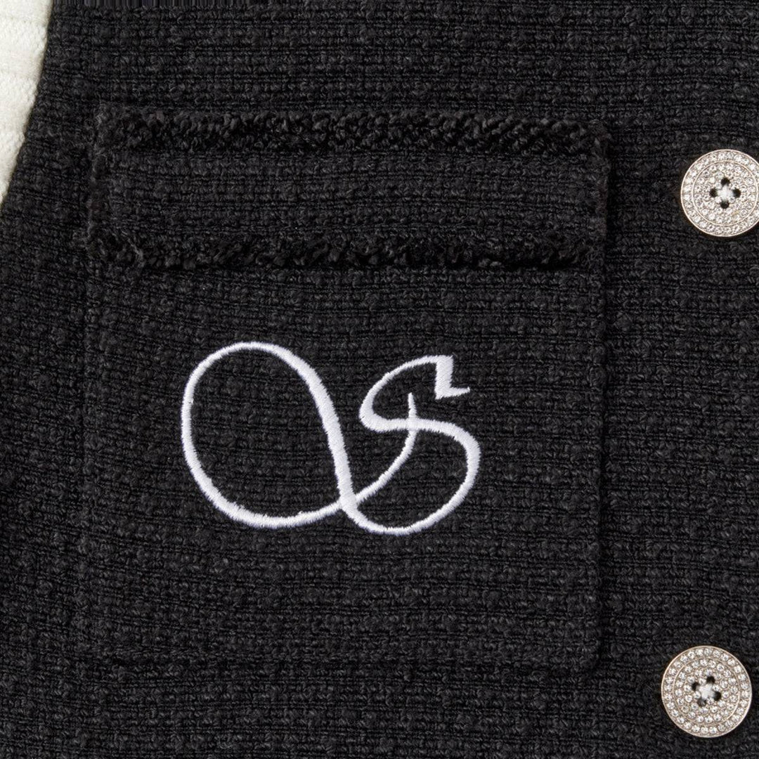 SomeSowe Embroidered Logo Color Contrast Jacket - Mores Studio