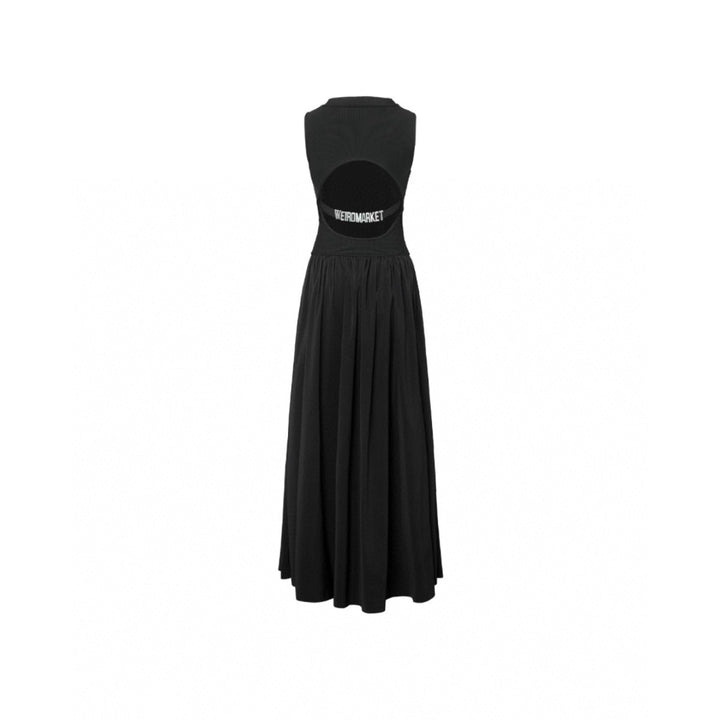 Weird Market Sport Top Backless Dress Black - Mores Studio
