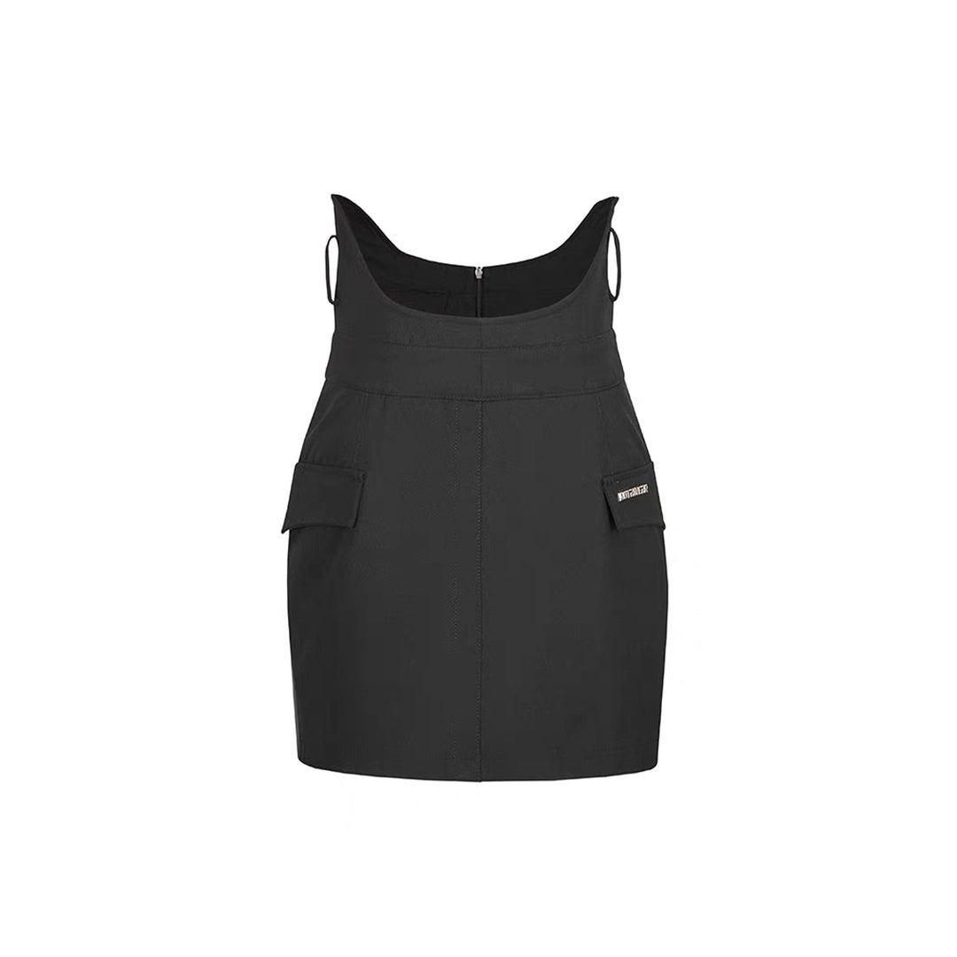 NotAwear U-Shape High-Waisted Skirt Black - Mores Studio
