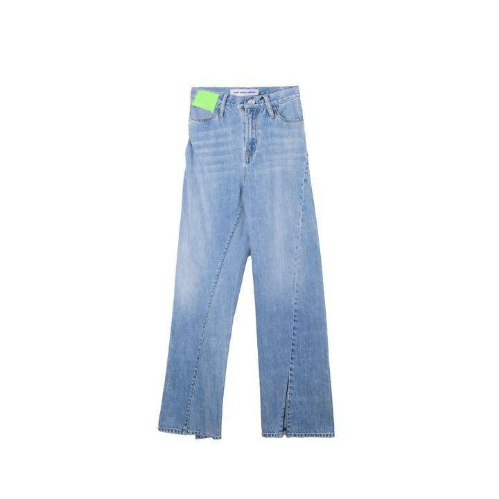 Ann Andelman Lizard Patch Jeans Blue - GirlFork