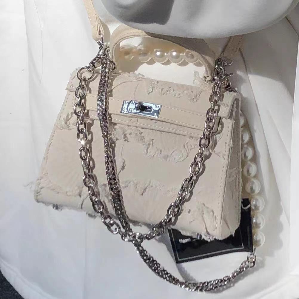 Emotional World Vintage Shoulder Bag White - GirlFork